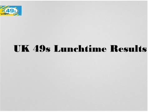 lunchtime results 2009|Lunchtime Result History 2009.